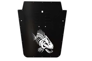 Jeep Rubicon Hood Louver - Fishbone Offroad - FB31133 - Black - `07-`18